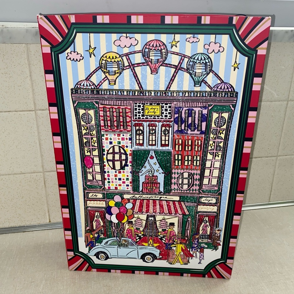 Anthropologie Beauty Advent Calendar Holiday‎ 2024 Refillable Boxes EMPTY BOX